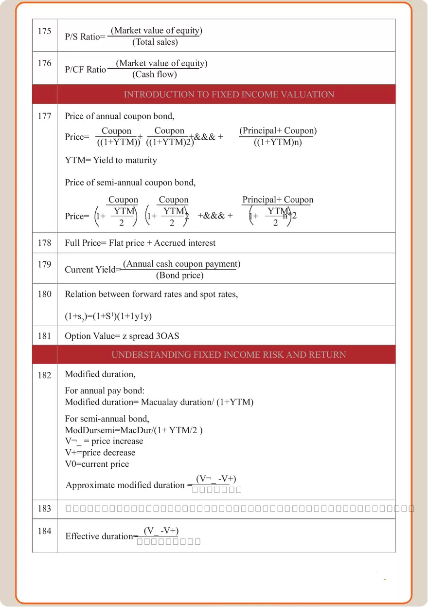 Finance Formula Study Guide - Page 8
