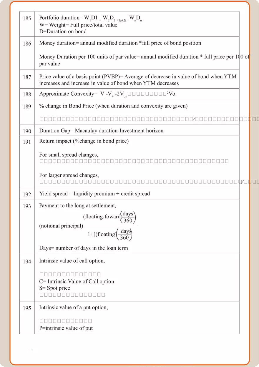 Finance Formula Study Guide - Page 9
