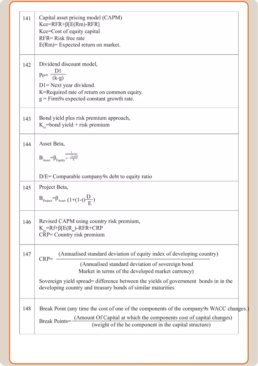 Finance Formula Study Guide - Page 4