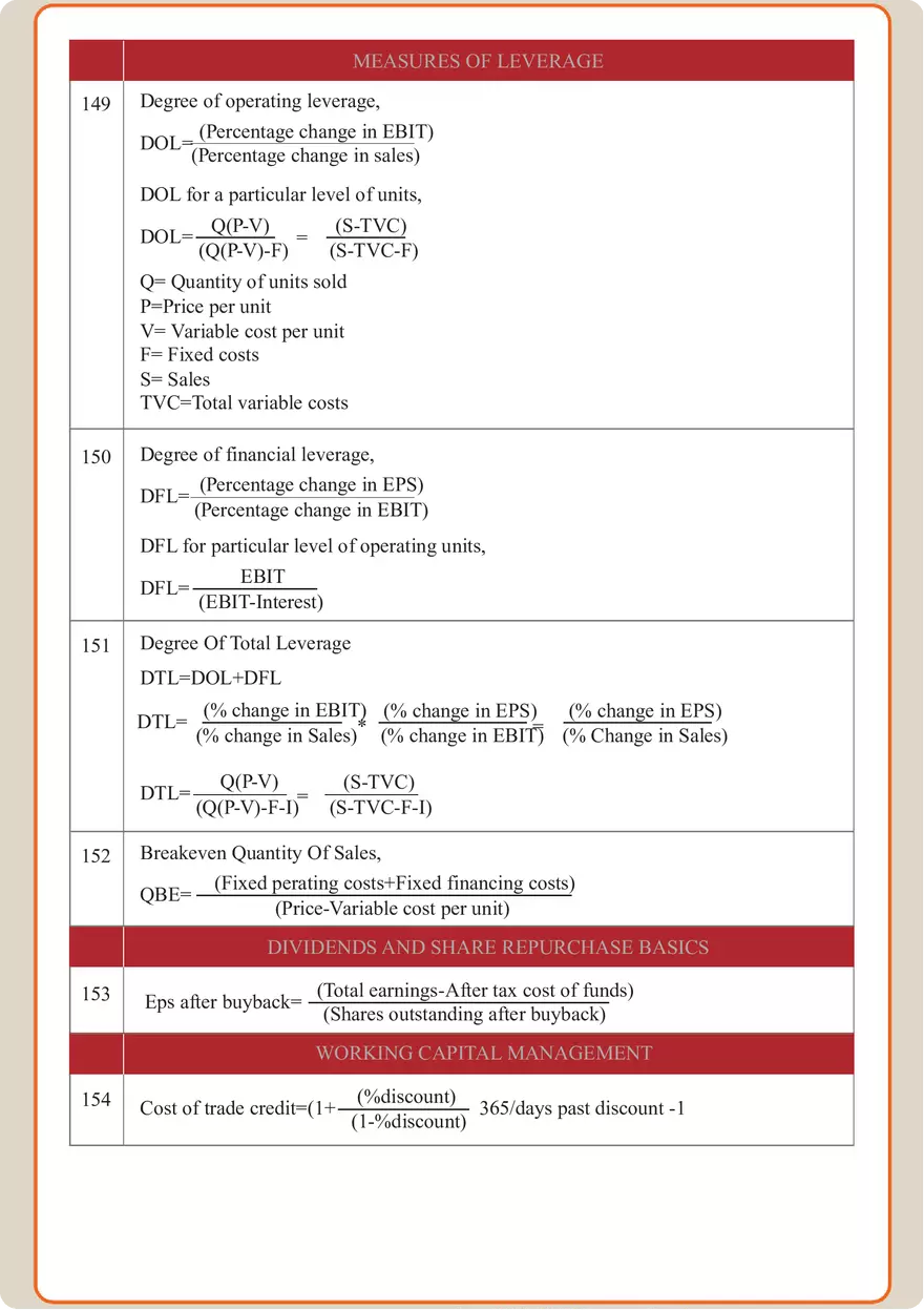 Finance Formula Study Guide - Page 5
