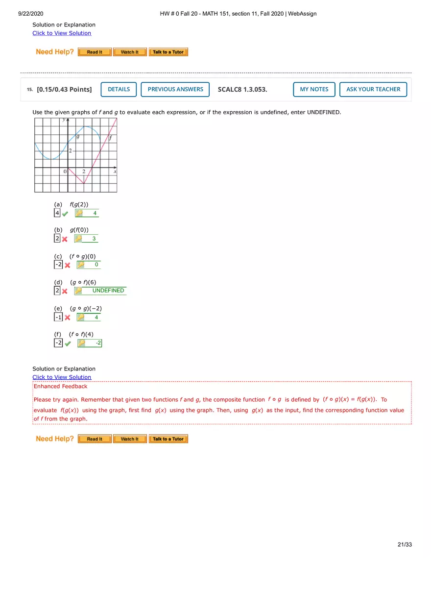 Webassign Calculus 1 Answers - Page 11