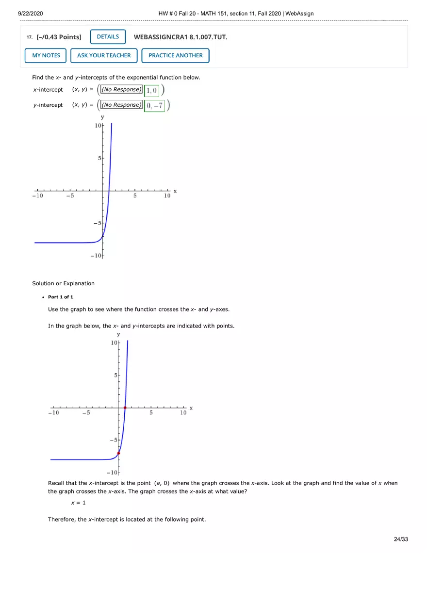 Webassign Calculus 1 Answers - Page 15