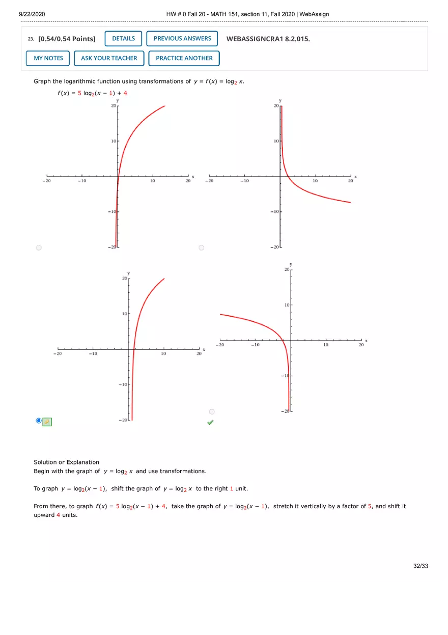 Webassign Calculus 1 Answers - Page 23