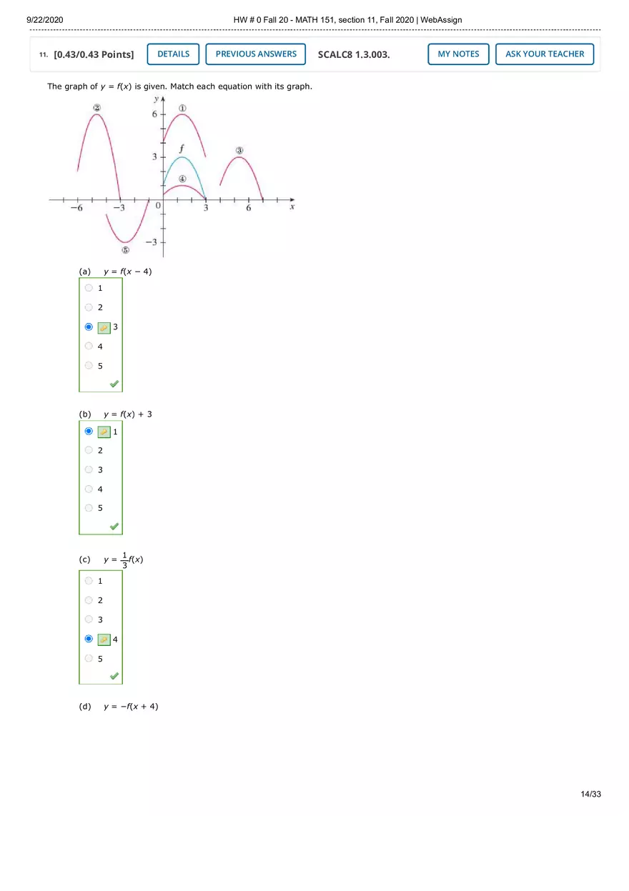 Webassign Calculus 1 Answers - Page 4
