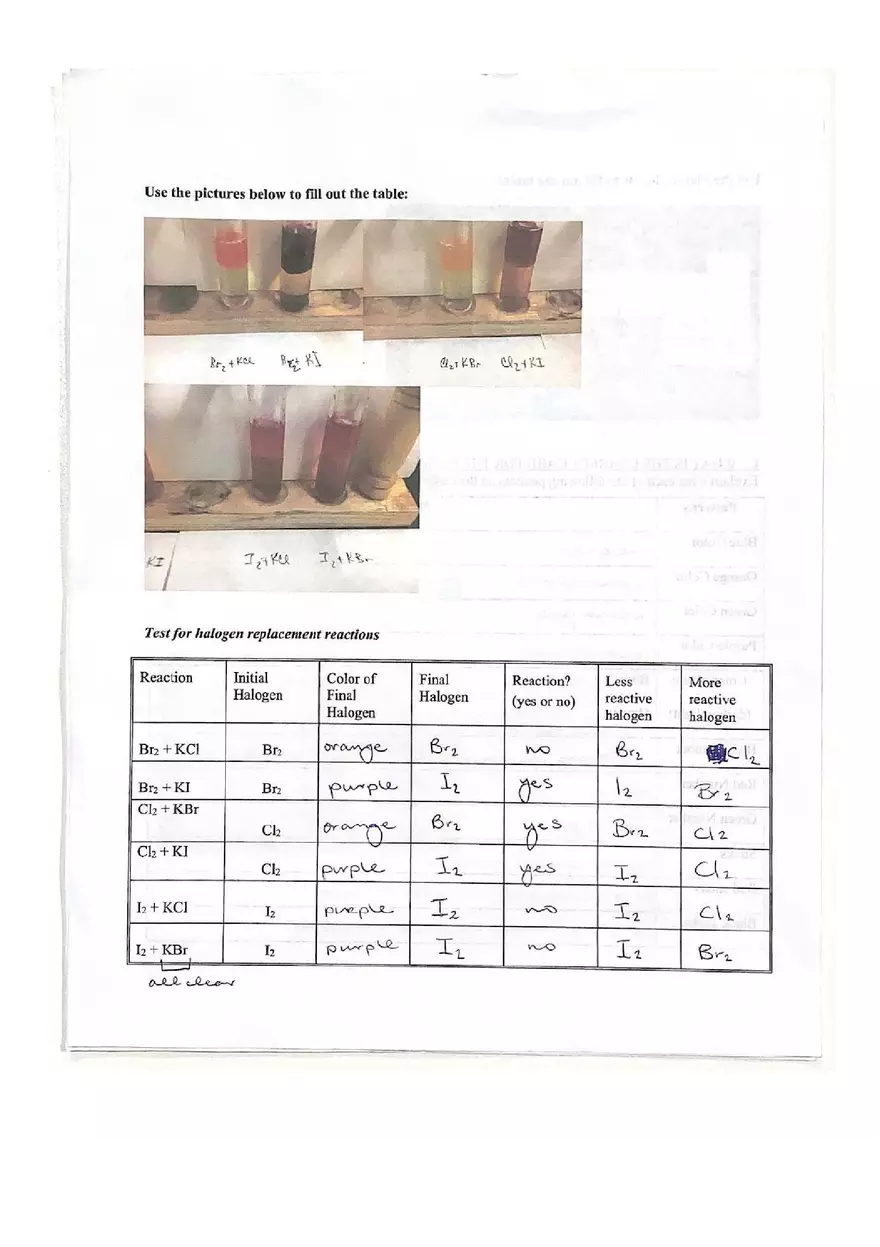 Experiment 6 Chemical Periodicity - Page 3
