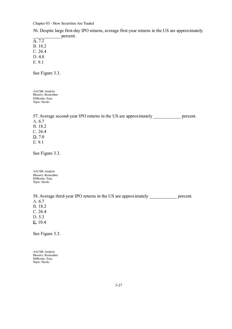 Chapter 03 How Securities Are Traded Answer Key Part 3 - Page 8