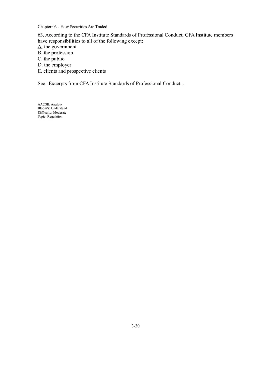 Chapter 03 How Securities Are Traded Answer Key Part 3 - Page 11