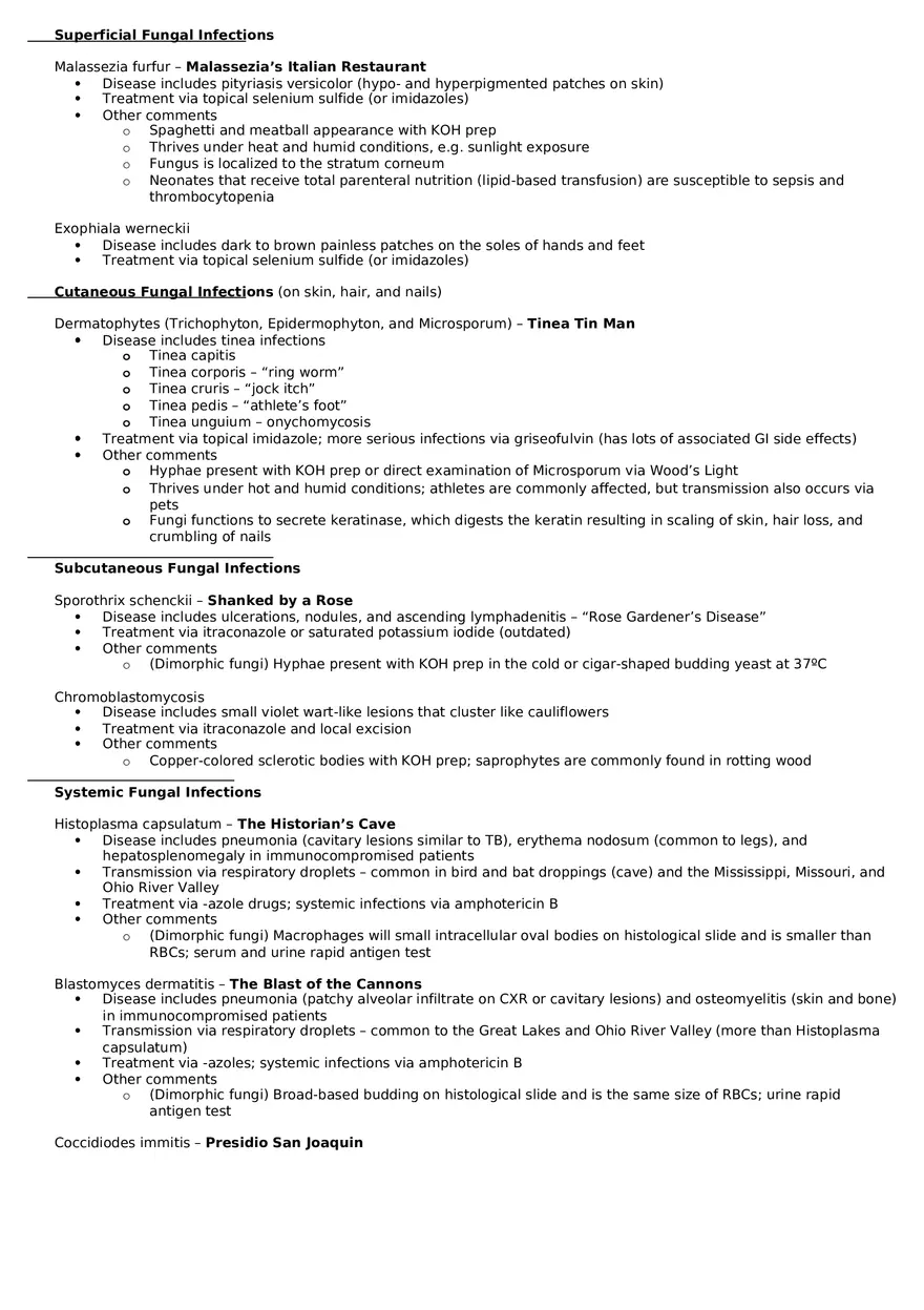 Fungal Infections - Page 1