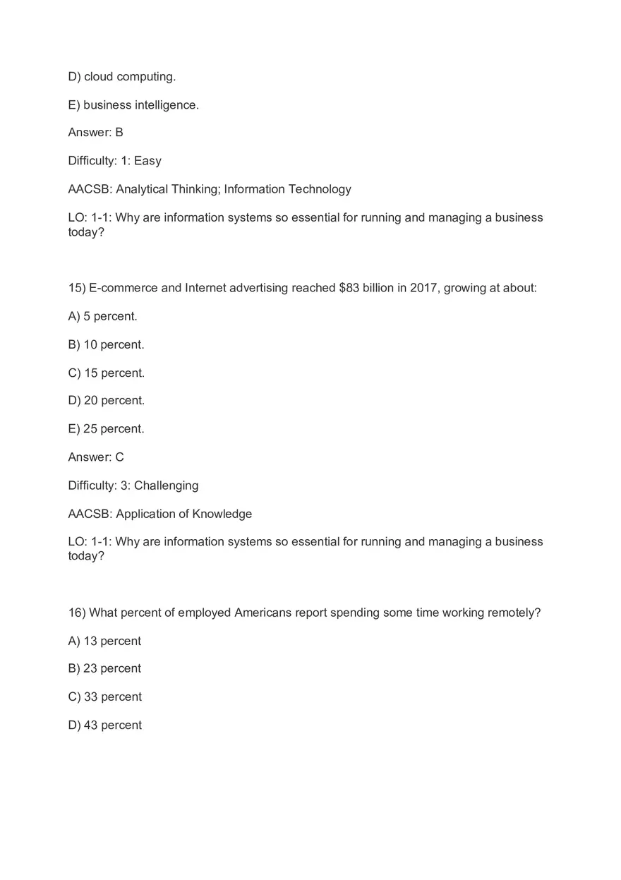 Chapter 1 Business Information Systems in Your Career Part 1 - Page 10