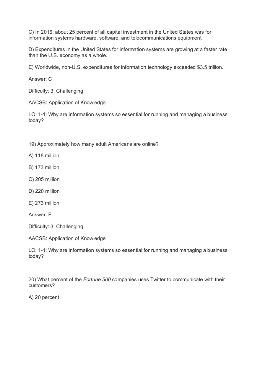 Chapter 1 Business Information Systems in Your Career Part 1 - Page 12