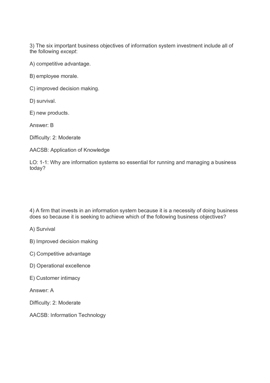 Chapter 1 Business Information Systems in Your Career Part 1 - Page 2