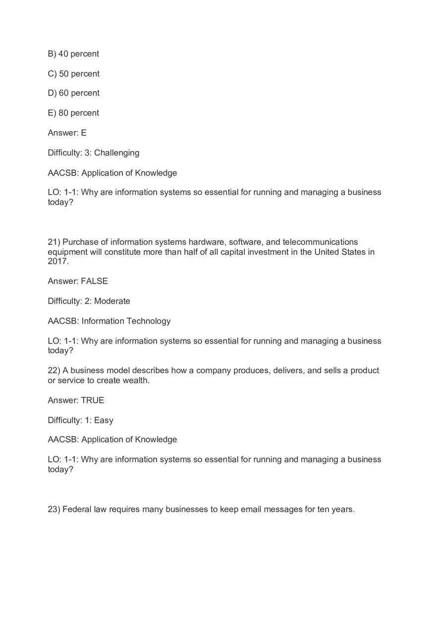 Chapter 1 Business Information Systems in Your Career Part 1 - Page 3