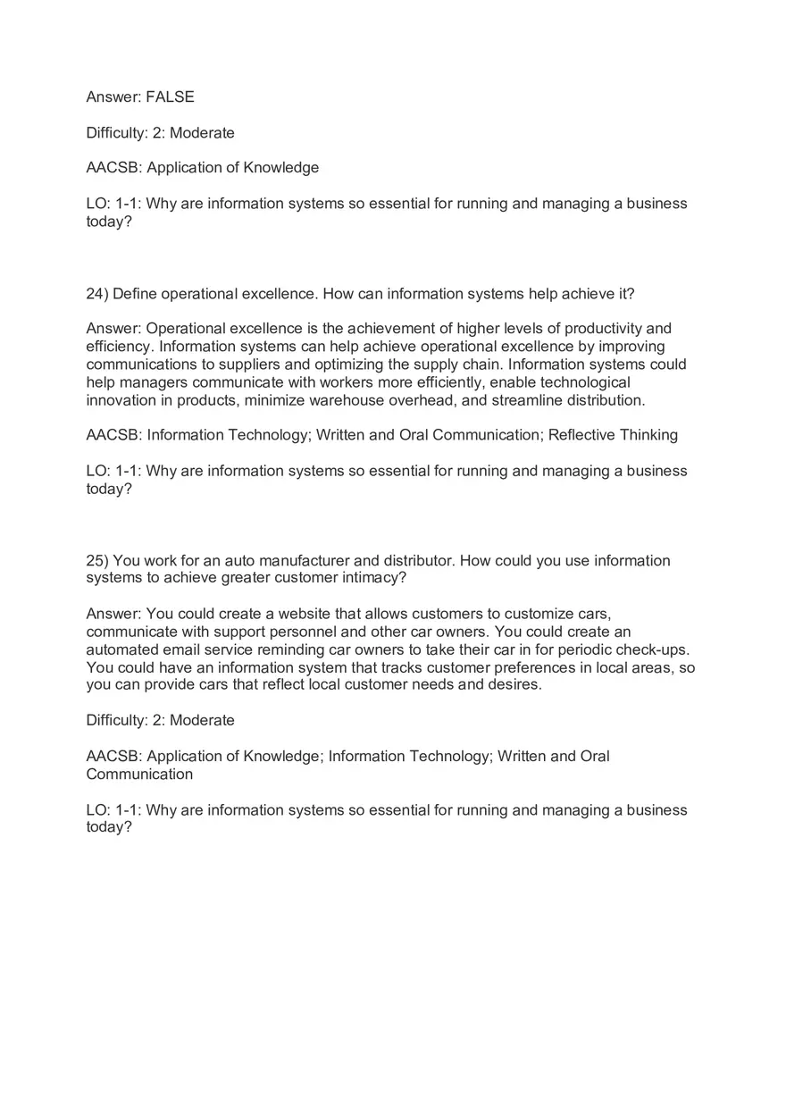 Chapter 1 Business Information Systems in Your Career Part 1 - Page 4