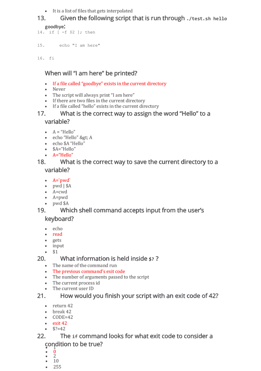 Linux Essentials 2.0 Chapter 11 Exam Answers - Page 2