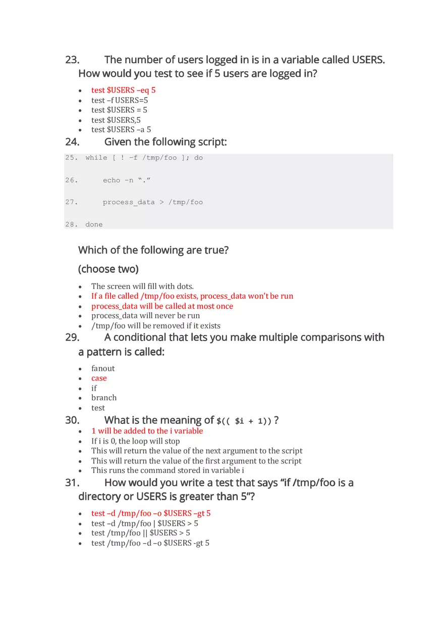 Linux Essentials 2.0 Chapter 11 Exam Answers - Page 3