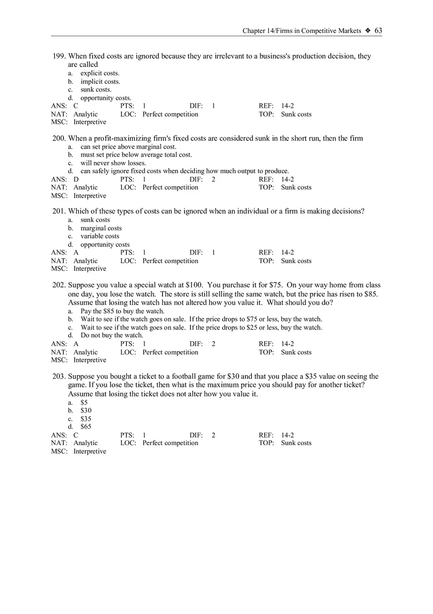 Profit Maximization and the Competitive Firm's Supply Curve 5 - Page 7
