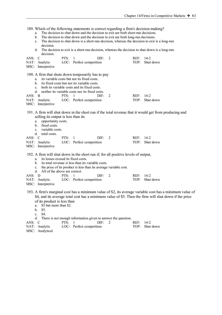 Profit Maximization and the Competitive Firm's Supply Curve 5 - Page 5