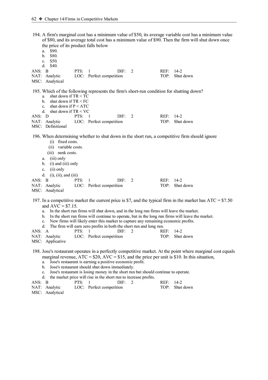 Profit Maximization and the Competitive Firm's Supply Curve 5 - Page 6