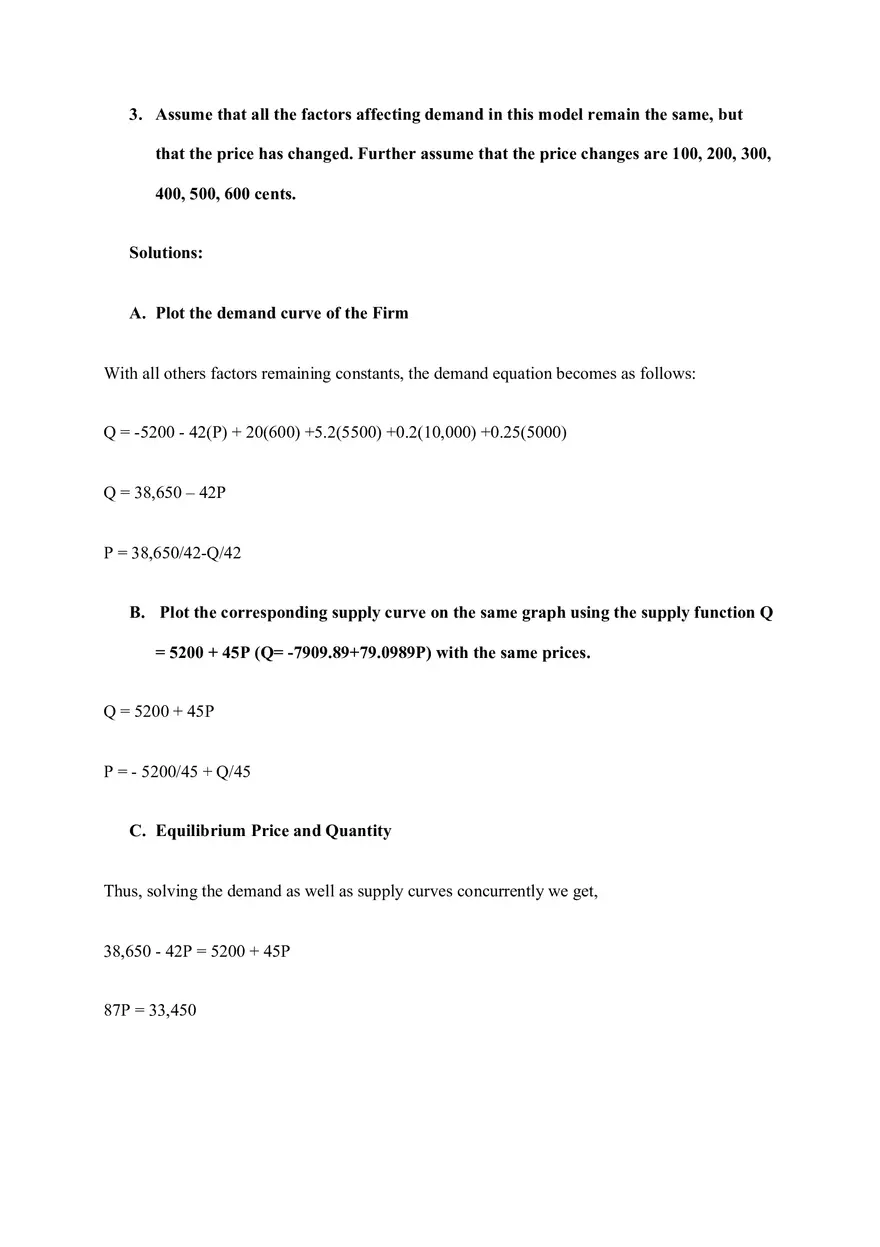 Assignment 1 Demand and Supply Estimation - Page 5