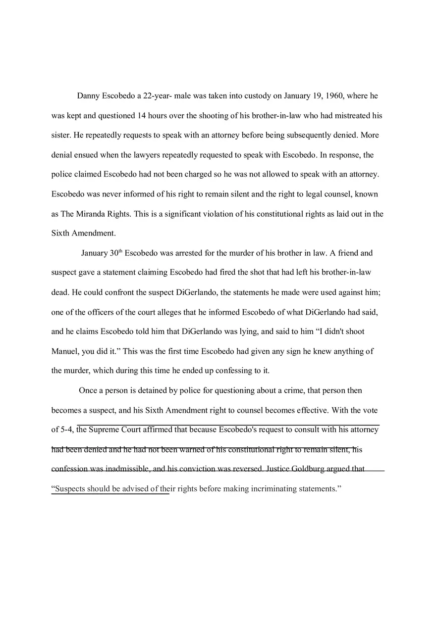 Escobedo v. Illinois - Page 2