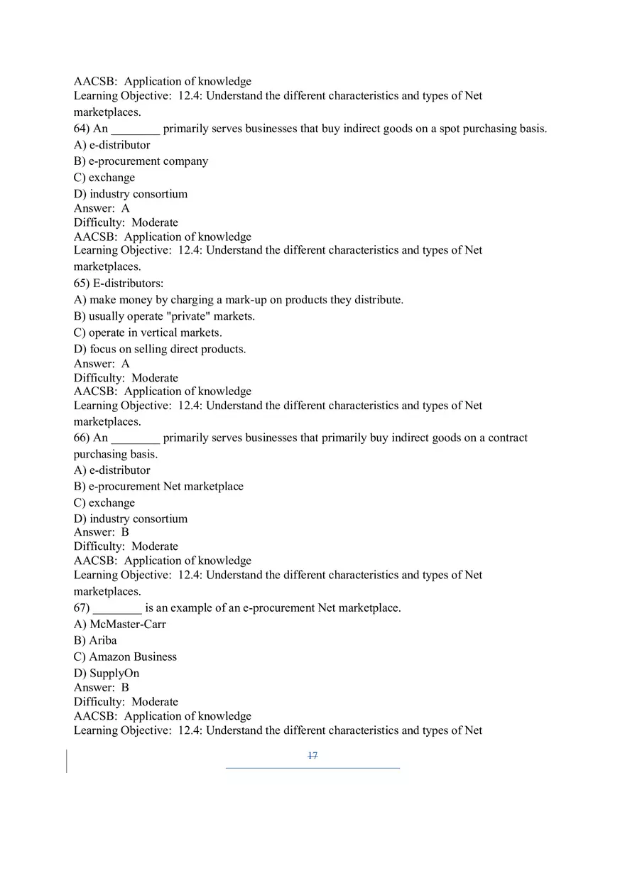 Chapter 12 B2B E-commerce Supply Chain Management and Collaborative Commerce - Page 9