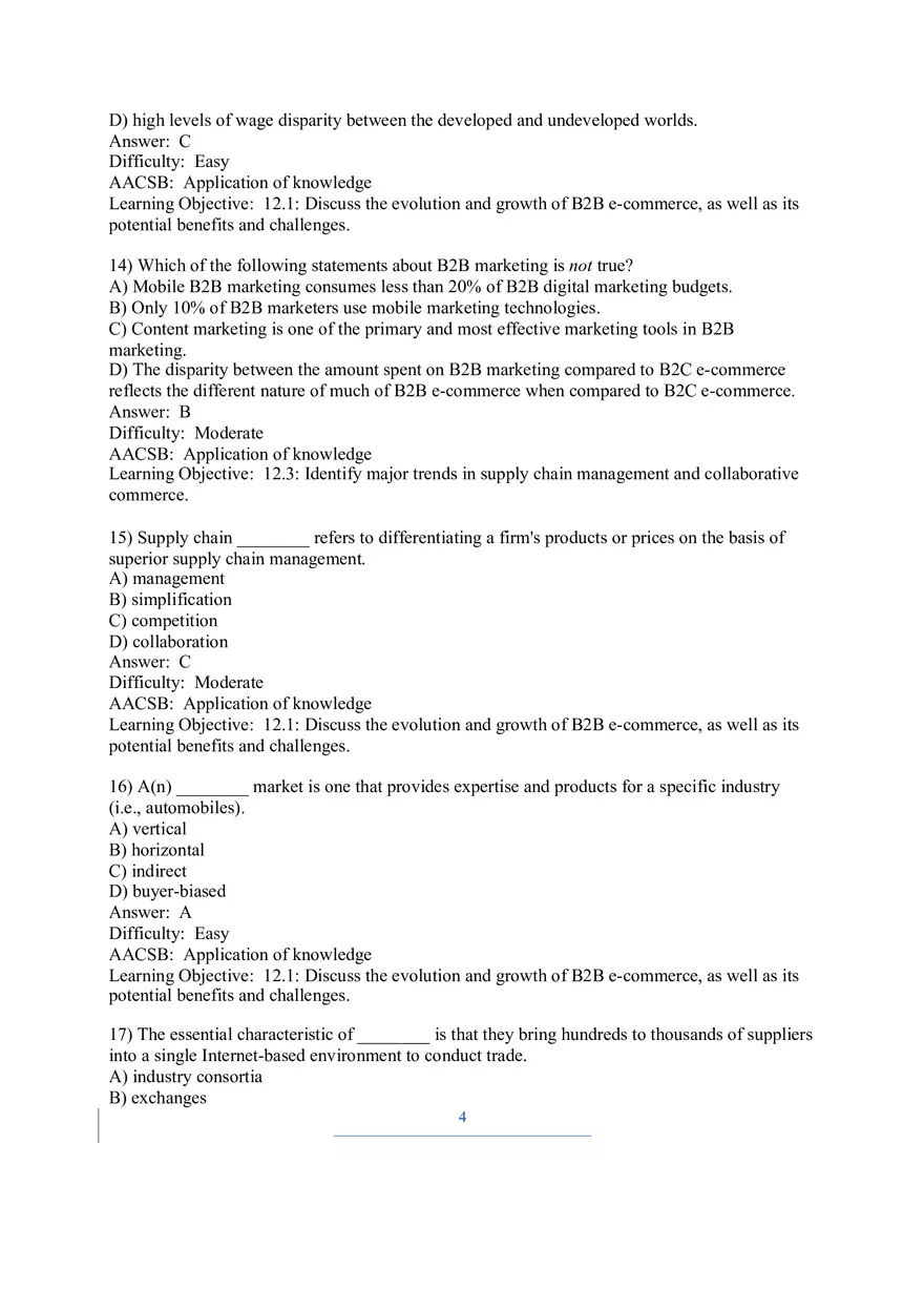 Chapter 12 B2B E-commerce Supply Chain Management and Collaborative Commerce - Page 15