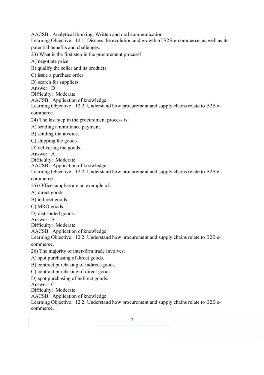 Chapter 12 B2B E-commerce Supply Chain Management and Collaborative Commerce - Page 18
