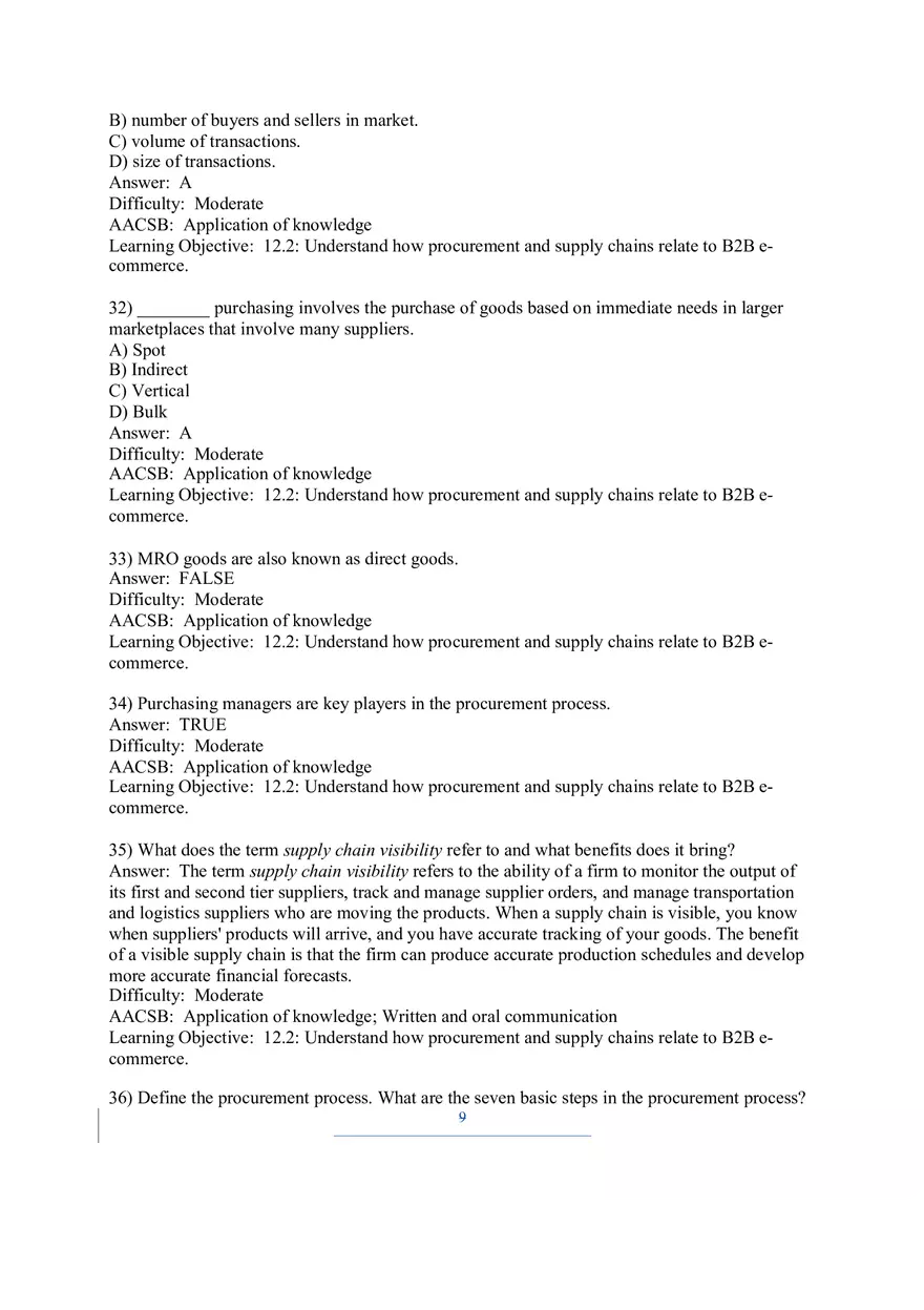 Chapter 12 B2B E-commerce Supply Chain Management and Collaborative Commerce - Page 20