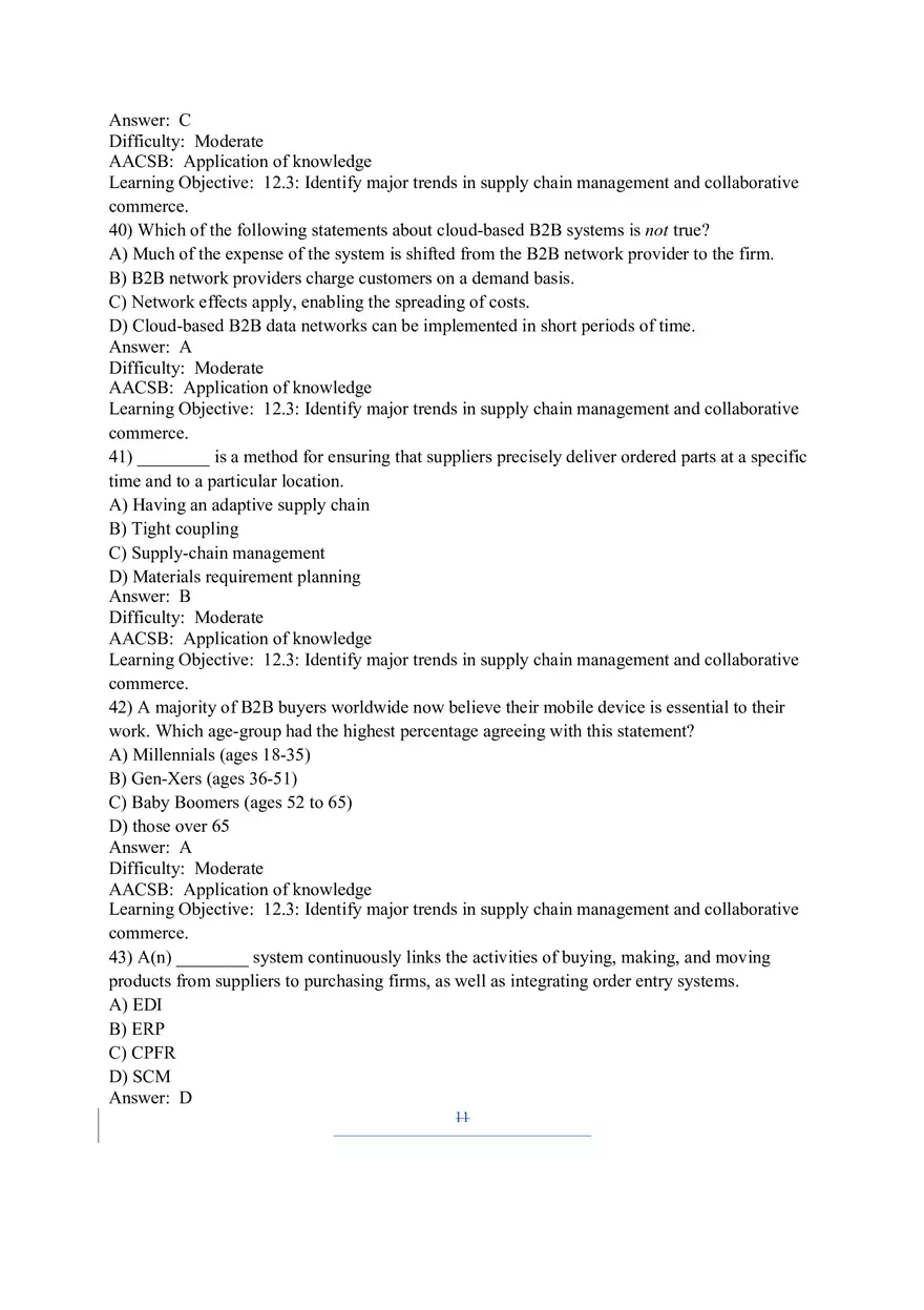 Chapter 12 B2B E-commerce Supply Chain Management and Collaborative Commerce - Page 3