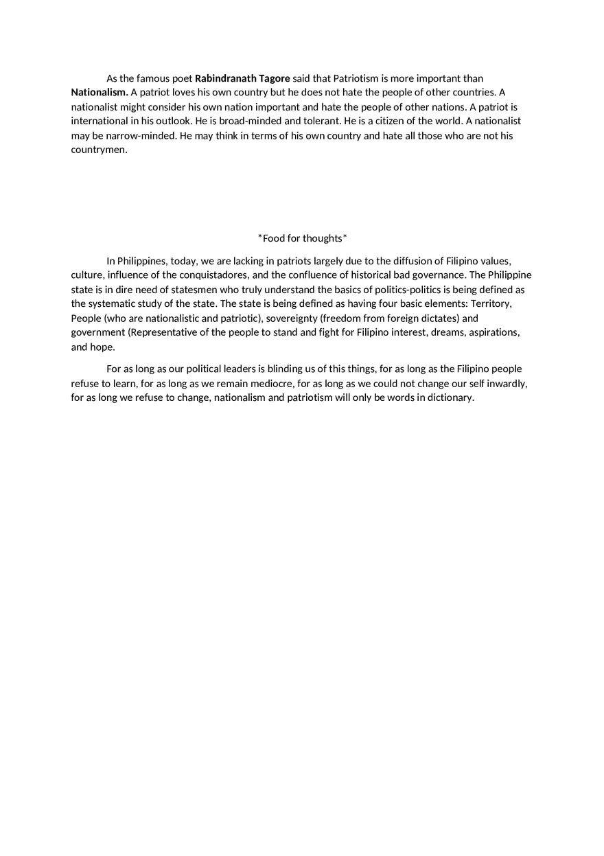 Nationalism and Patriotism - Page 3