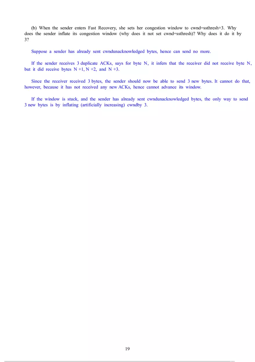 Computer Networks - Final Exam - Page 11
