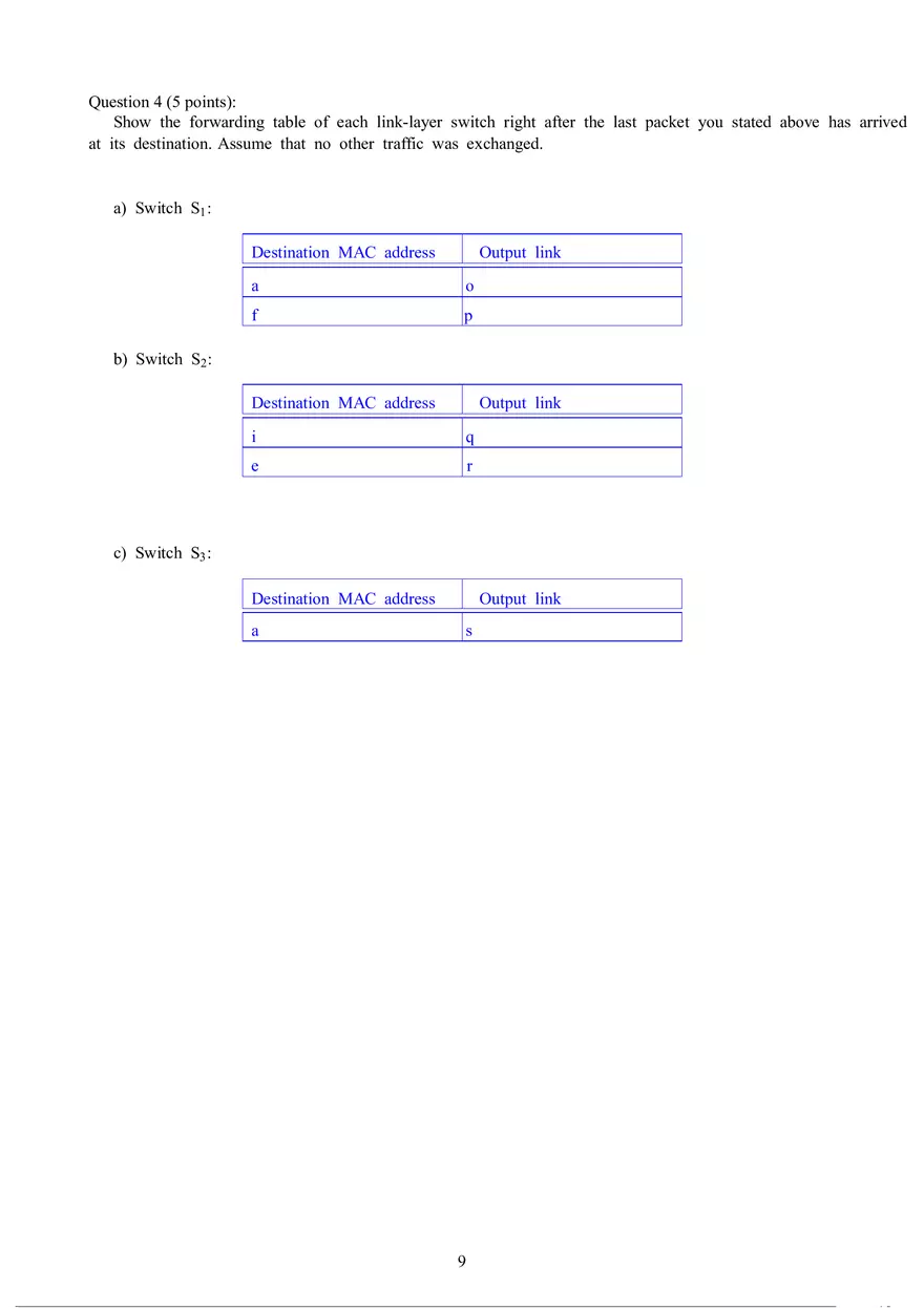 Computer Networks - Final Exam - Page 21