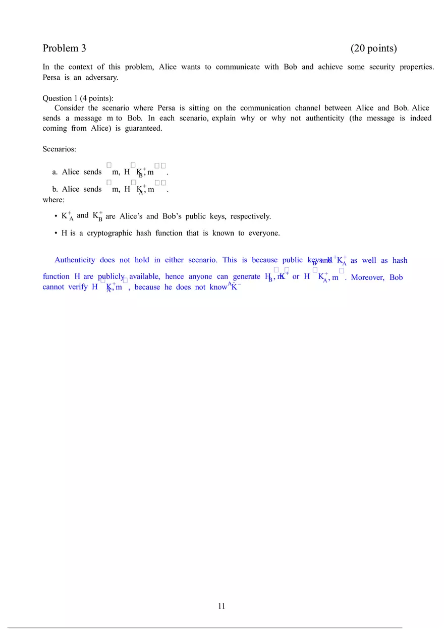 Computer Networks - Final Exam - Page 3