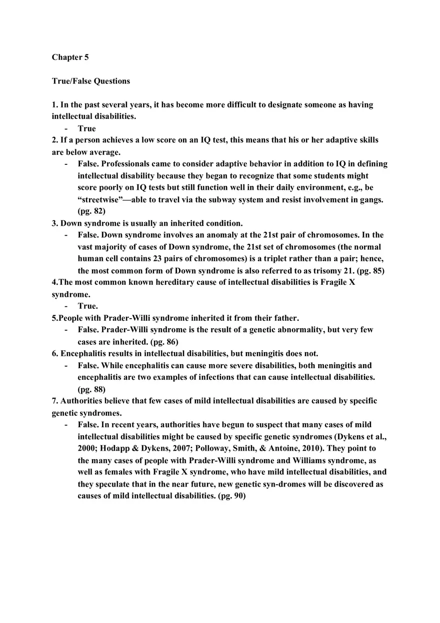 Intellectual Disabilities - Page 1