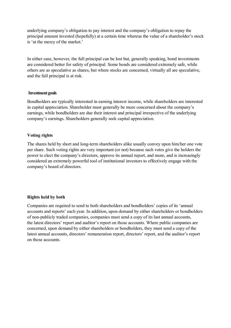 What the Difference Between Shareholders and Debtholders - Page 2
