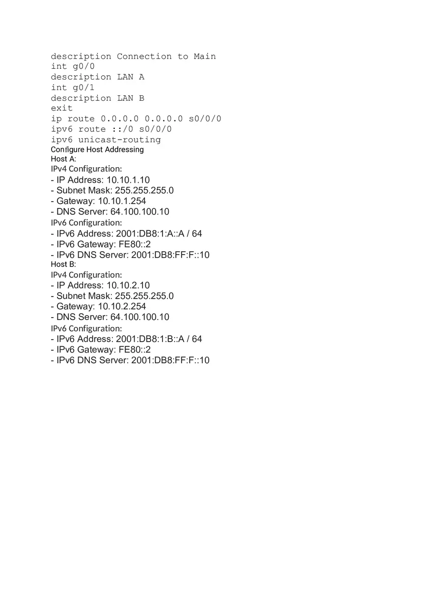 Static Routing and Basic Router Configuration - Page 6