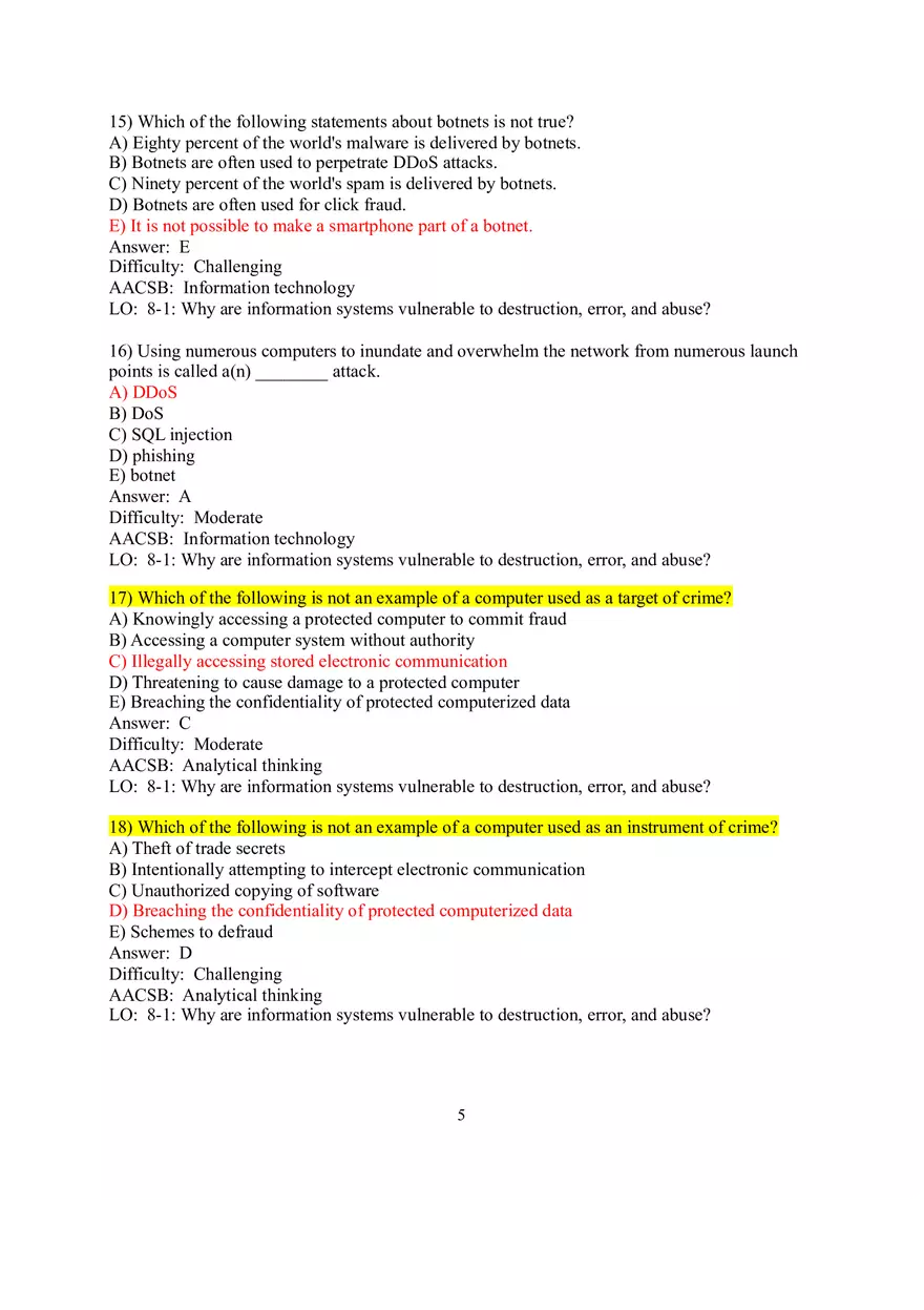 Chapter 8 Securing Information Systems - Page 23