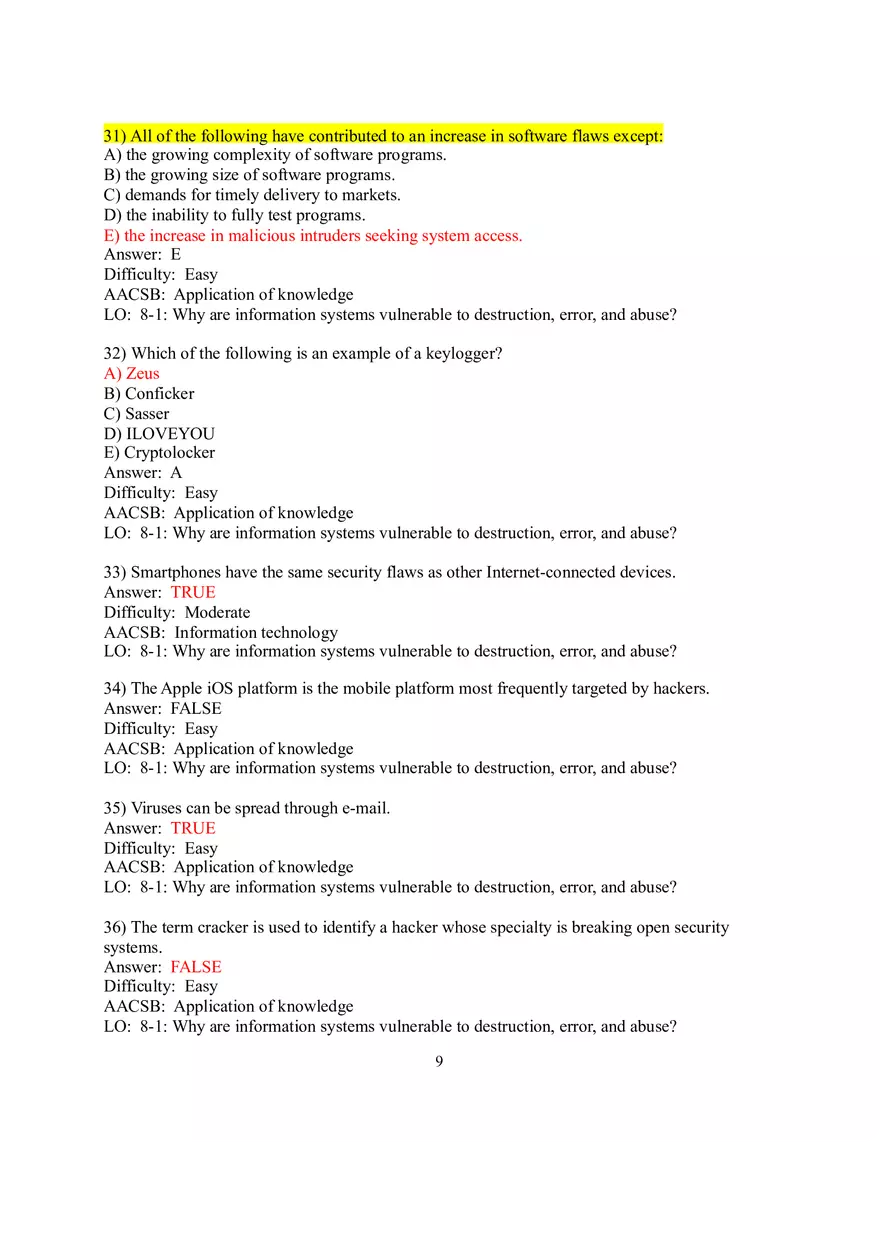 Chapter 8 Securing Information Systems - Page 27