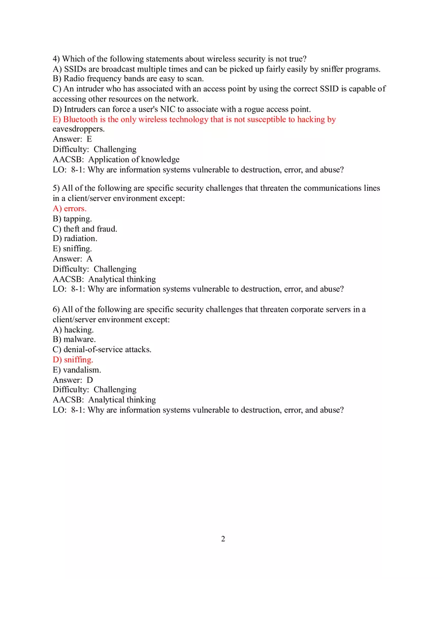 Chapter 8 Securing Information Systems - Page 2