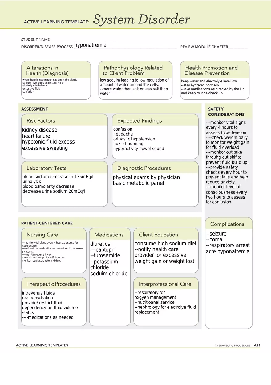 Hyponatremia - Page 1