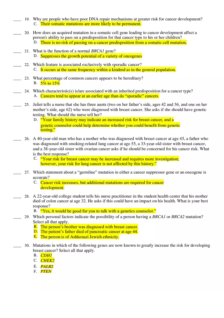Chapter 14 The Genetics of Cancer - Page 2