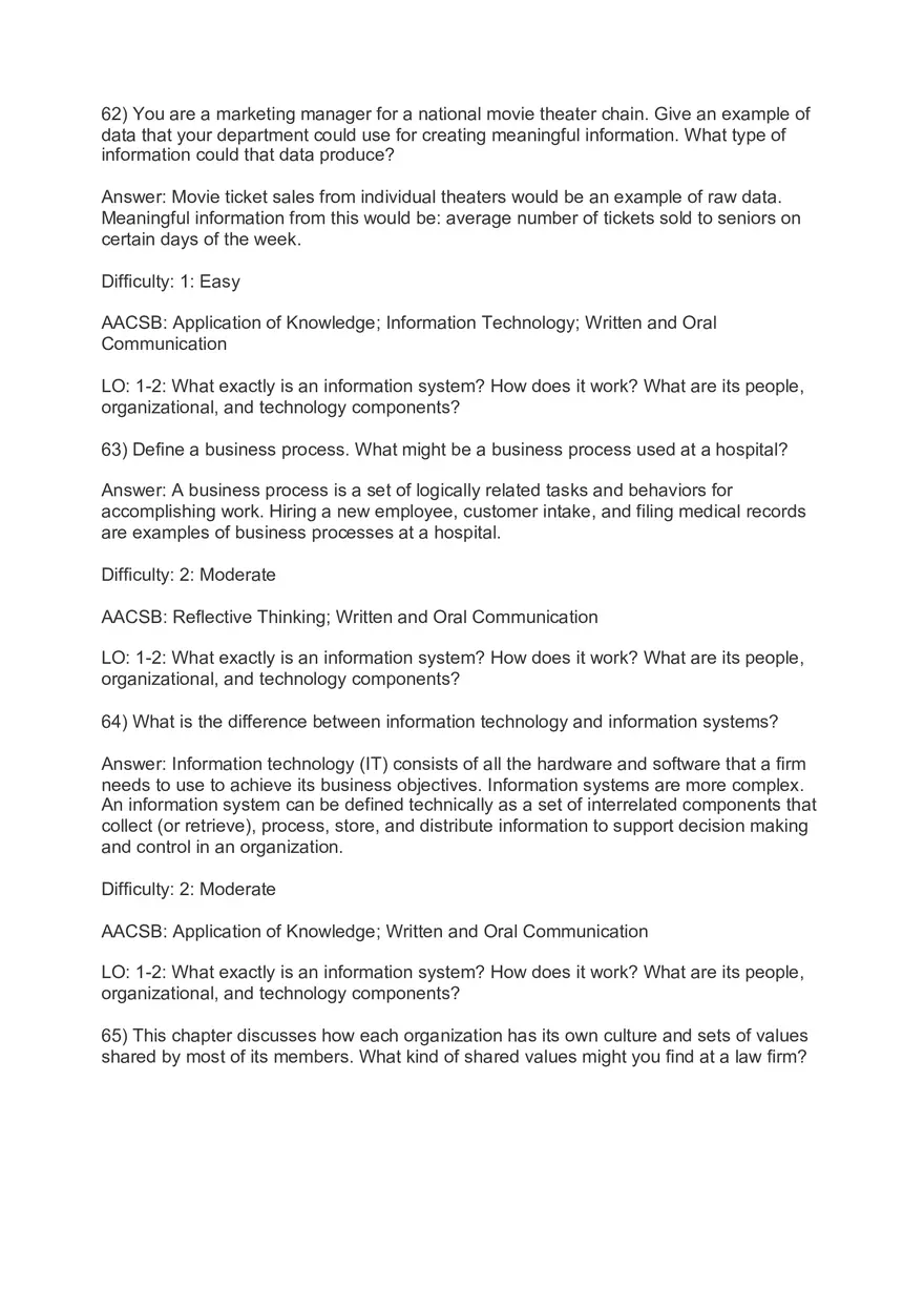 Chapter 1 Business Information Systems in Your Career Part 3 - Page 7