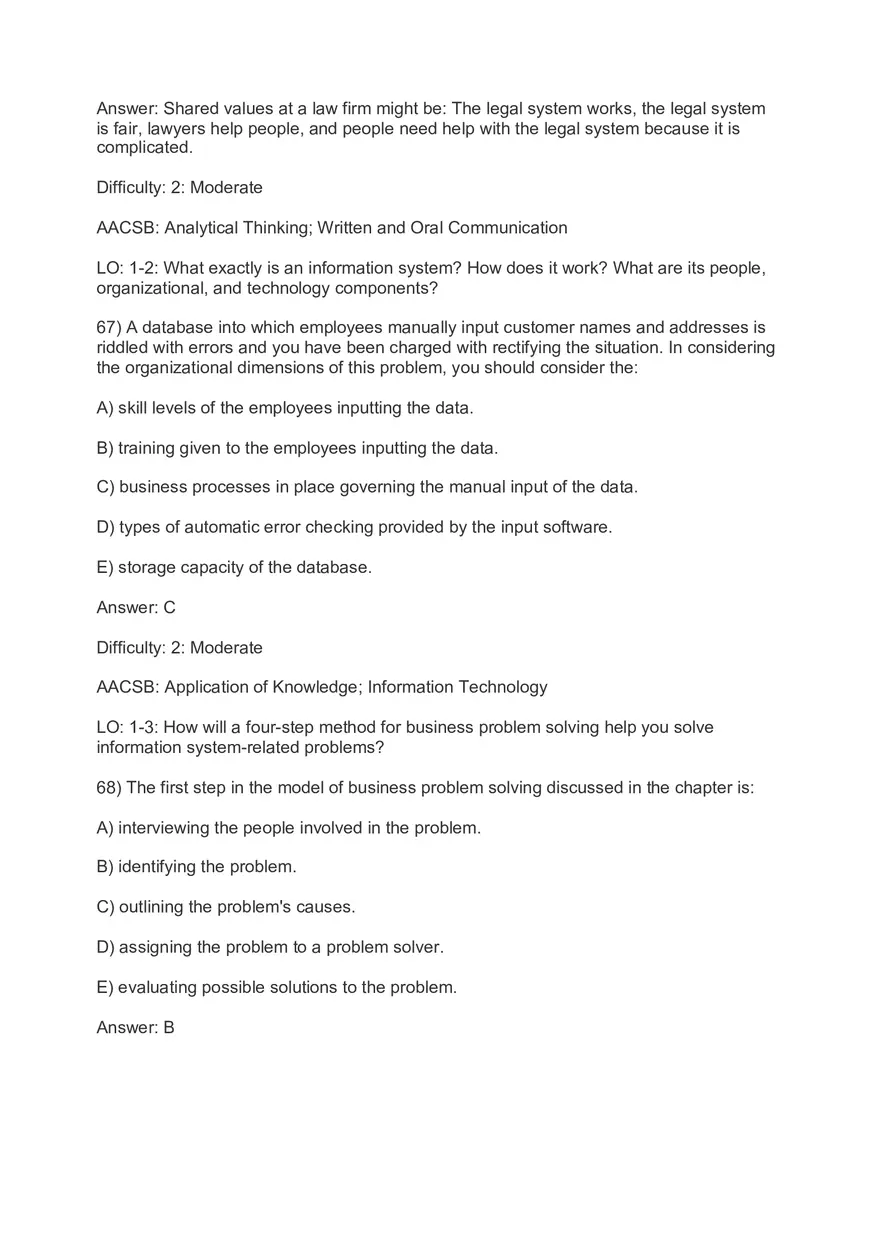 Chapter 1 Business Information Systems in Your Career Part 3 - Page 8