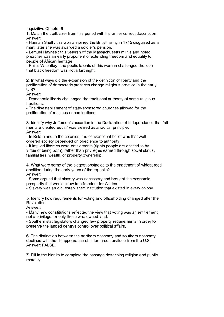 American History Chapter 6 - Page 1