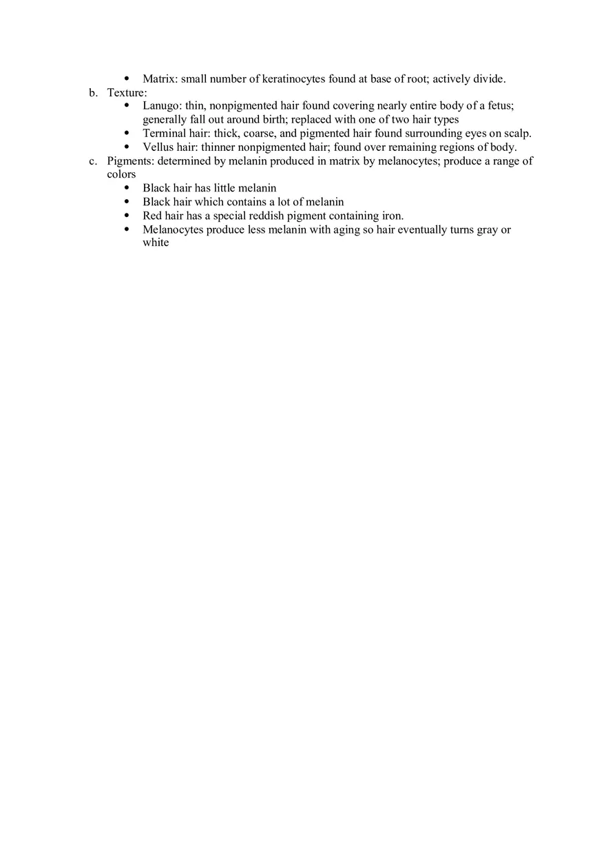 A&P 1 Exam 1 Study Guide - Page 10