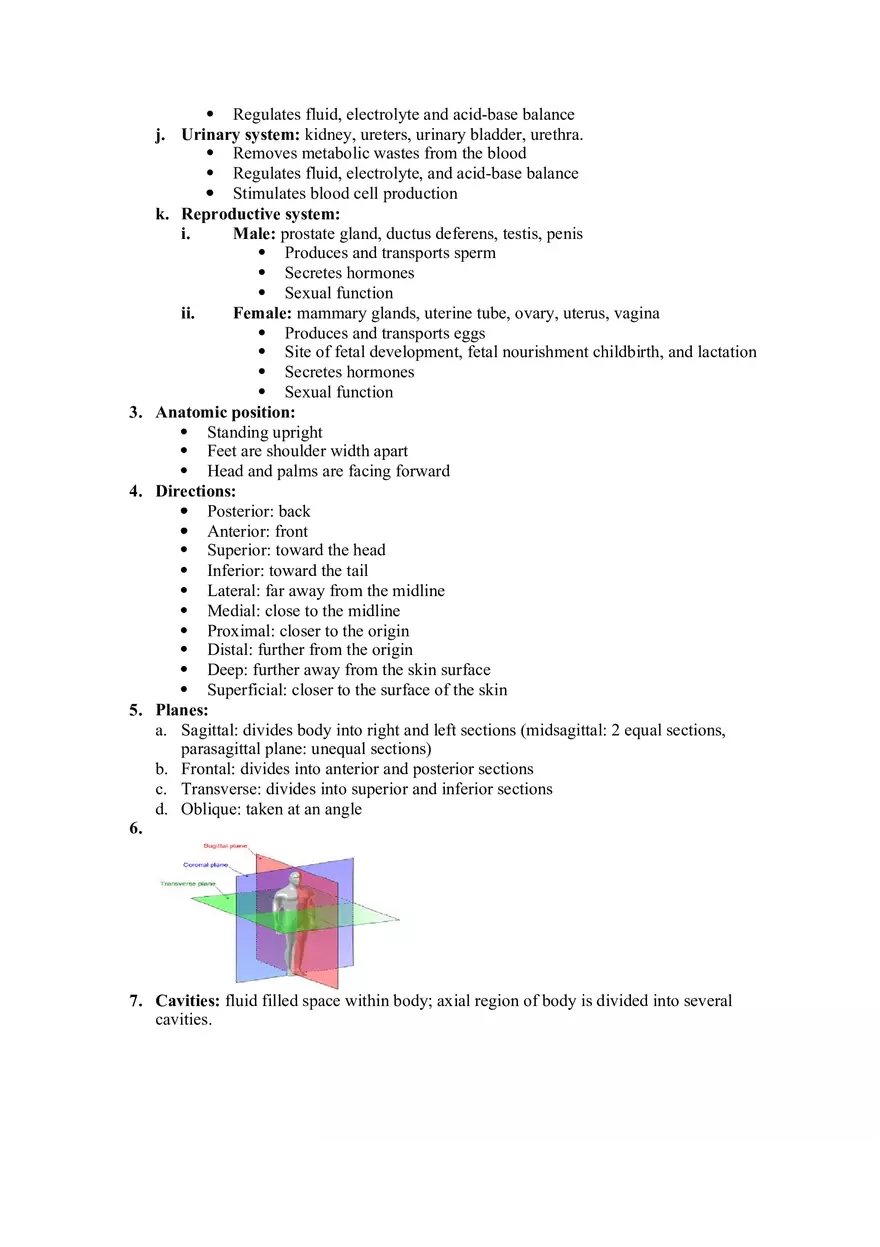 A&P 1 Exam 1 Study Guide - Page 2