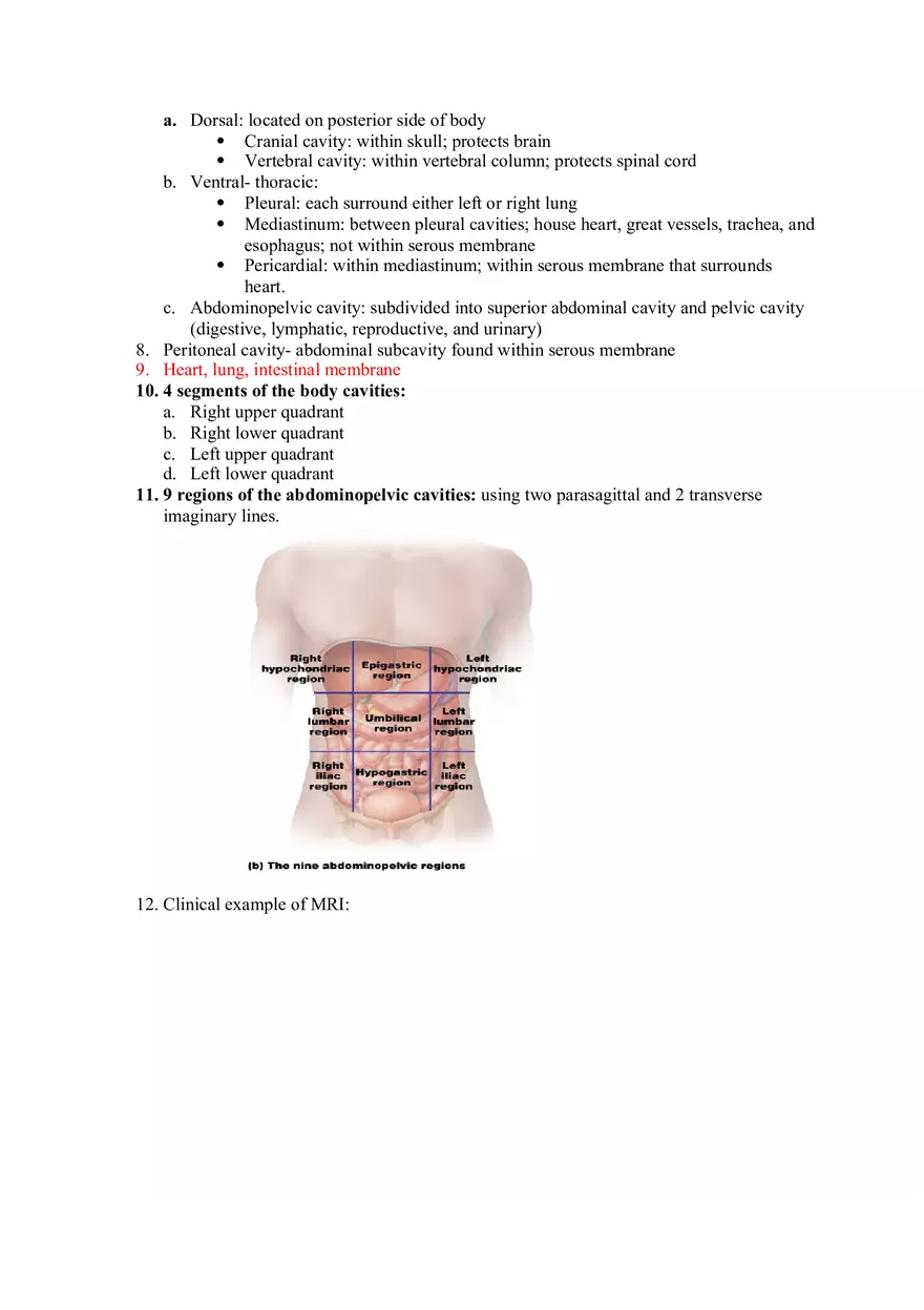 A&P 1 Exam 1 Study Guide - Page 3