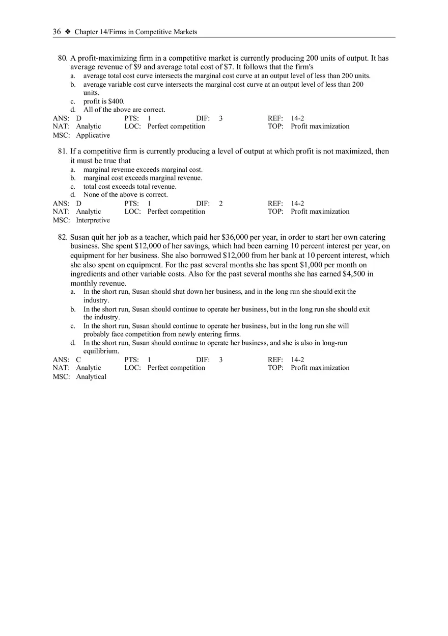Profit Maximization and the Competitive Firm's Supply Curve 2 - Page 9