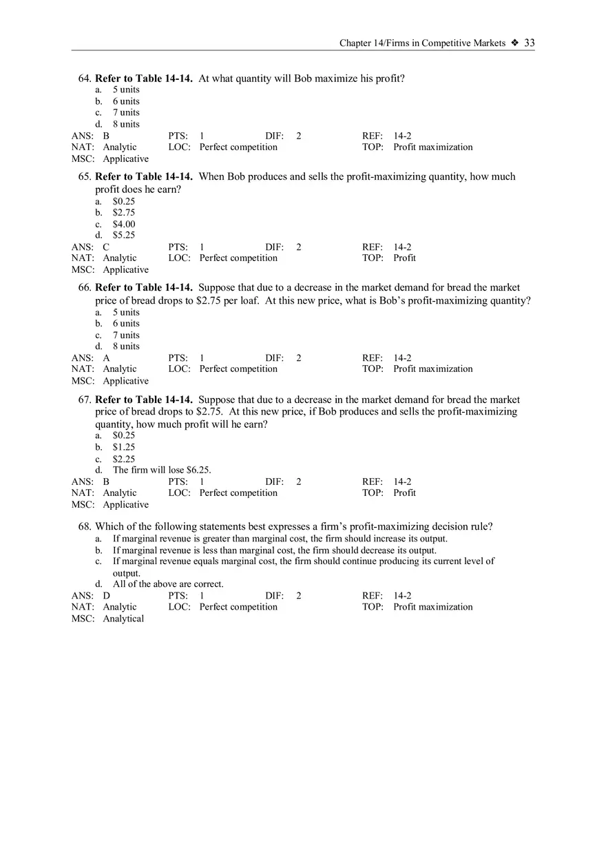 Profit Maximization and the Competitive Firm's Supply Curve 2 - Page 6