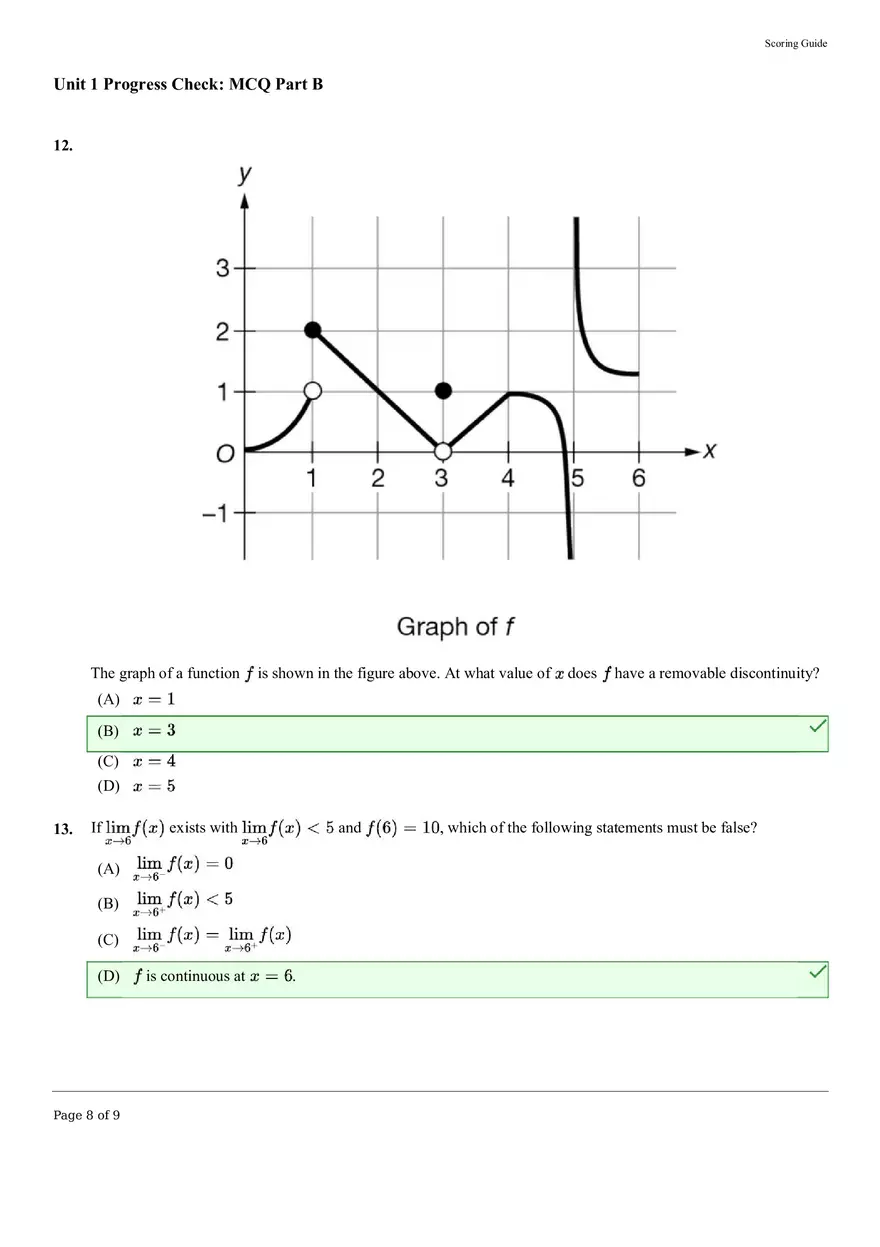 Calculus Classroom Answers Part B - Page 8